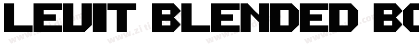 Levit_Blended Bold M字体转换